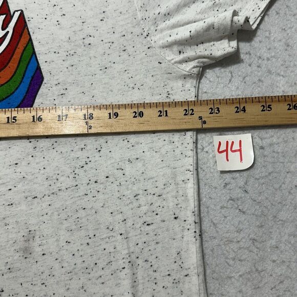 Deep Eddy Vodka Men's Large Short Sleeve Rainbow Logo Graphic T Shirt Threadfast - Picture 9 of 13